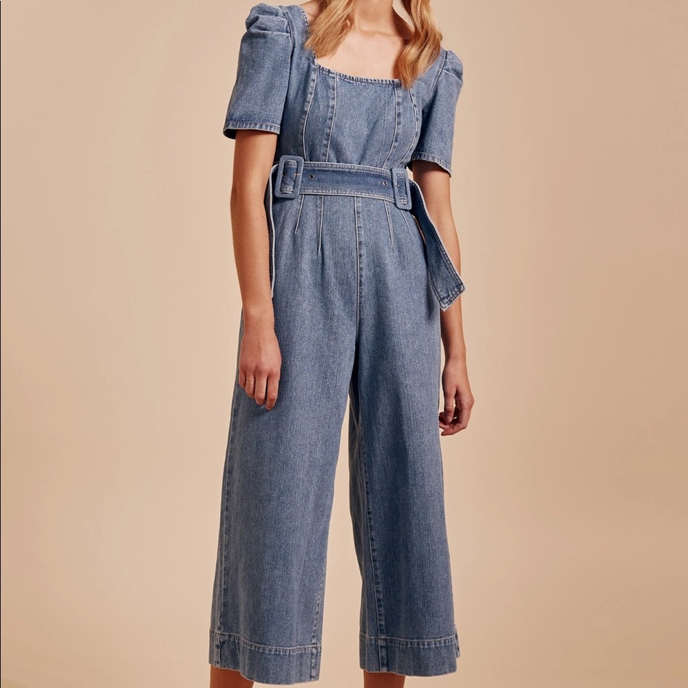 C/MEO Collective Out of Sight Jumpsuit Blue Denim